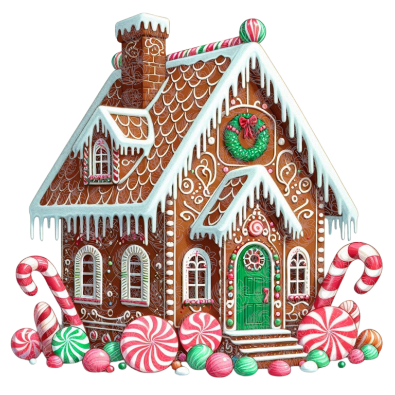 Whimsical Gingerbread House – GBH20580
